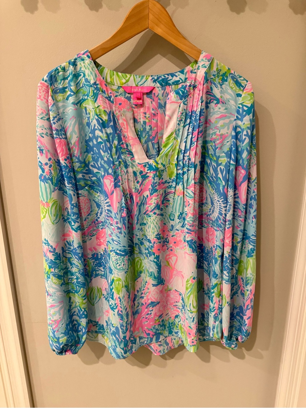 Lilly Pulitzer Floral V-Neck Women's Tunic